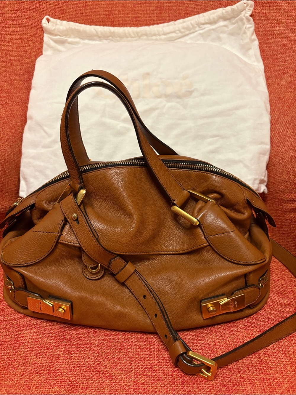 Chloé Archival Cary Leather Bag - Rich Brown EUC (TRR Authenticated) - Picture 2 of 12